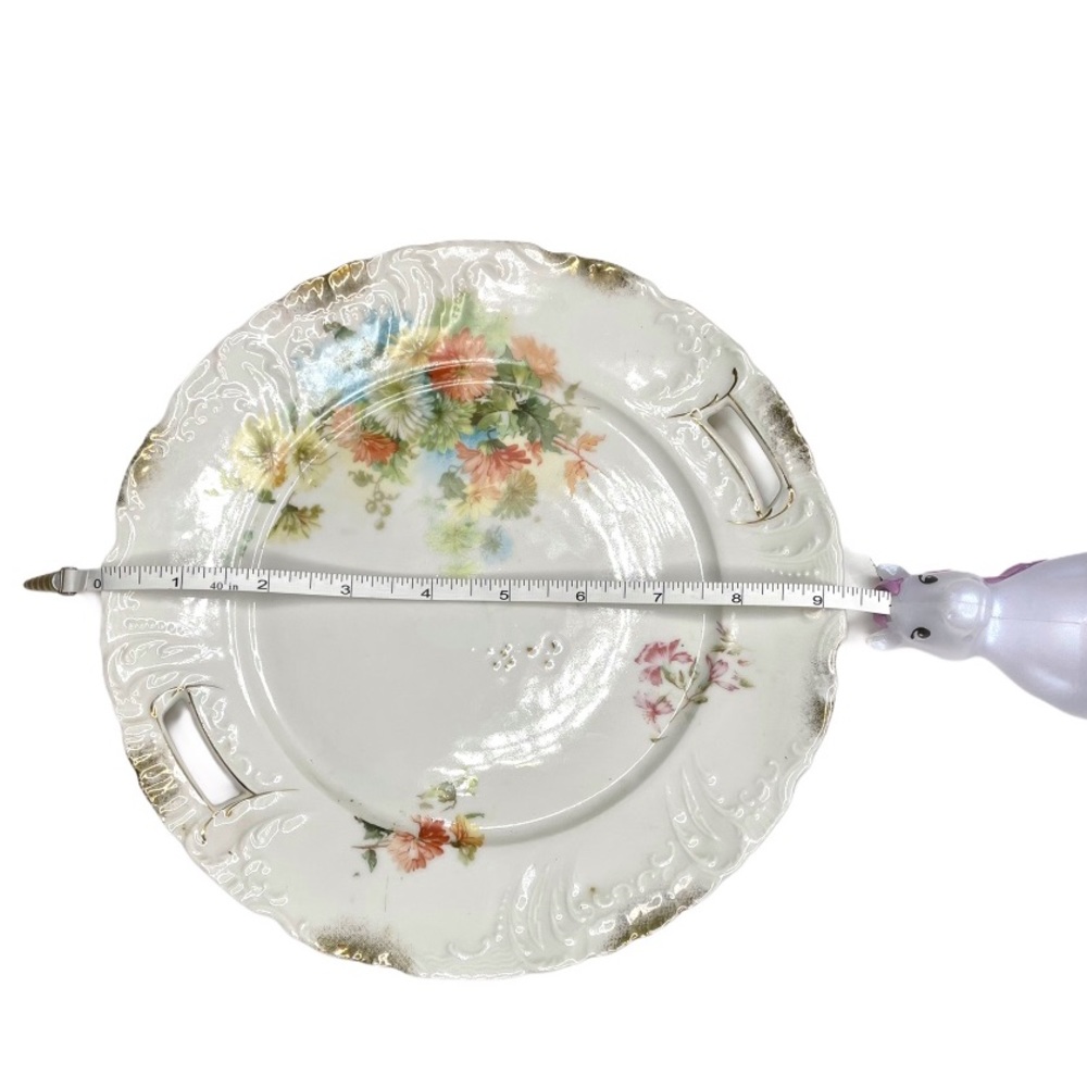 Vintage Pair of Gold Accent Bavarian China Plates - Picture 12 of 13